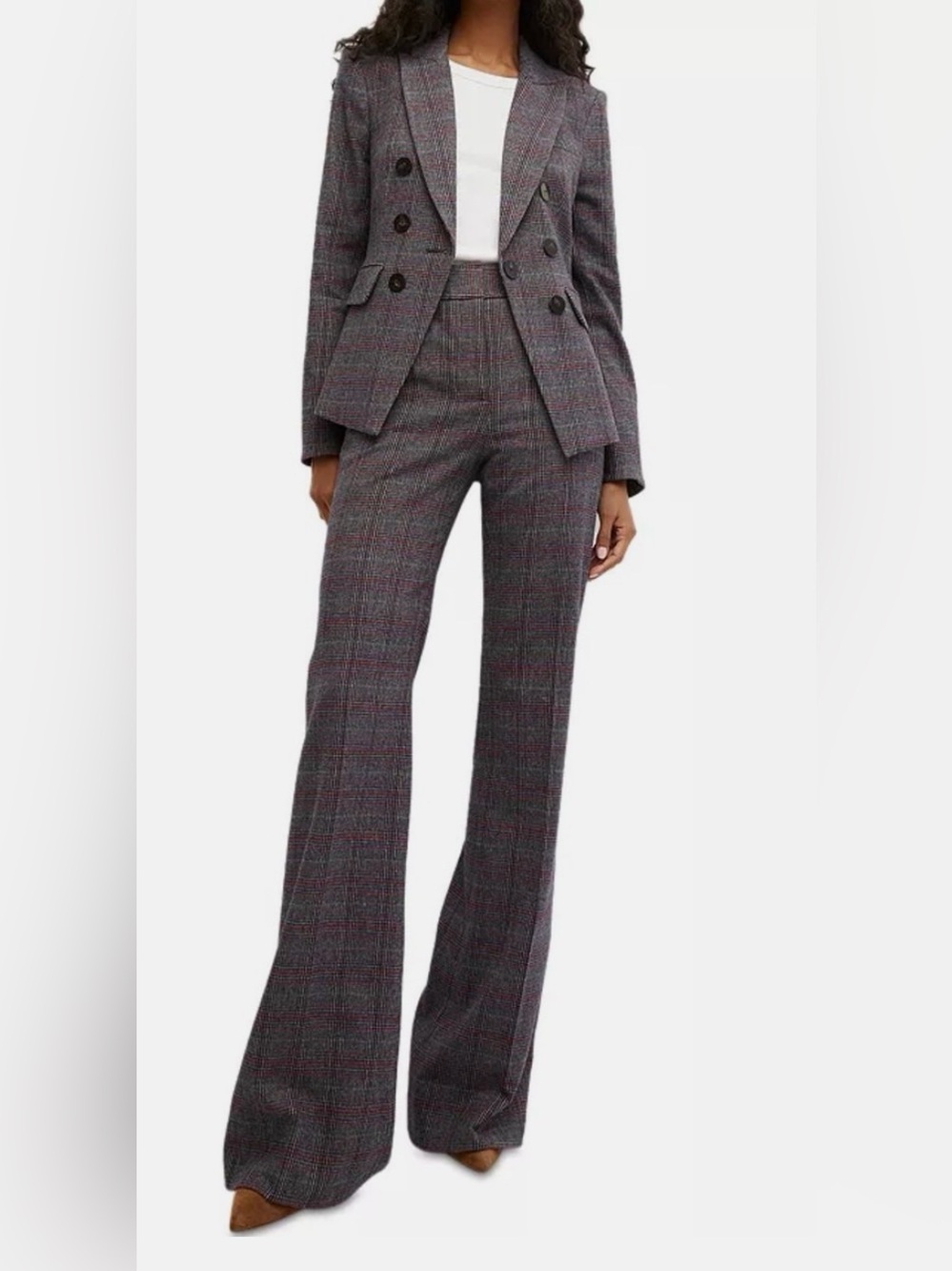 Veronica Beard Lawrence Plaid Dickey (Zip-In compatible) Size 8 - Picture 2 of 16